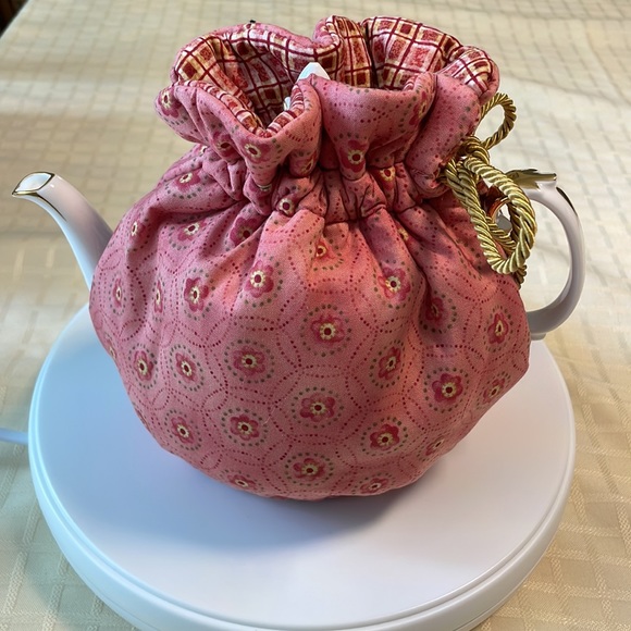 Handcrafted tea cosies one of a kind double insulated adjustable reversible - Picture 5 of 5